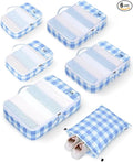 ECOHUB 6 Set Packing Cubes for Travel Suitcase Organizer Bags for Luggage Lightweight Carry On Suitcase with Lable & Personal