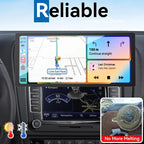 CD Slot Car Mount for Portable CarPlay Screens, Adjustable Angles, Low Profile and Sleek, Integrated Mounting Solution for in-Car Android Display Monitors (4-Tab Bracket Mount)