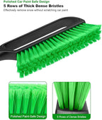 SEAAES 35.5 Inch Snow Brush for Car, Extendable Windshield Ice Scraper with Foam Grip, Snow Scraper Brush for SUV Truck Auto Jeep RV Vehicle Window