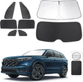 TINGLU Window Shades for Honda CR-V 2023-2026 Accessorie Car Side Full Windows Rear Triangular Windshield Sun Shade Sun UV Rays & Privacy Protection for Camping,Napping,and Relaxing 8PCS