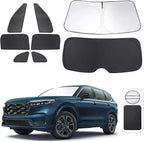 TINGLU Window Shades for Honda CR-V 2023-2026 Accessorie Car Side Full Windows Rear Triangular Windshield Sun Shade Sun UV Rays & Privacy Protection for Camping,Napping,and Relaxing 8PCS