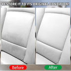 White Leather Recoloring Balm with 100ml Mink Oil,Leather Couch Scratch Remover,Leather Repair kit for Vinyl Furniture and Ca