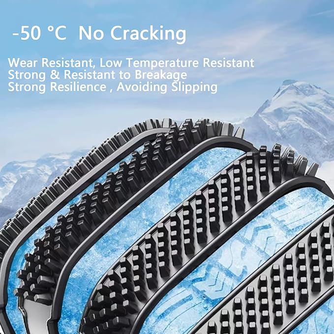 10Pack Heavy Duty Anti Skid Snow Tire Chains Car Winter Wheels Chain Universal Cable Tire Belts, 2025 Reusable TPU Non-Slip Z