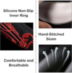 Red Embroidery Butterfly Car Steering Wheel Cover,14.5-15 Inch Universal Leather Covers Breathable Anti-Slip Odorless Steerin