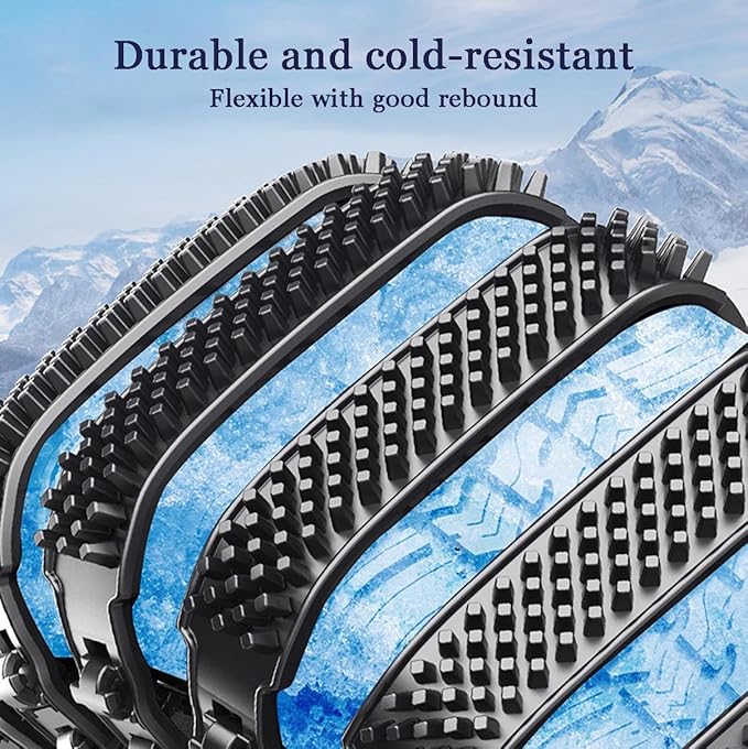 16PCS Snow Chains for Car Tires for BMW M4 2015–2025, Portable Reusable Safety Chains, Helps Improve Traction on Winter and M