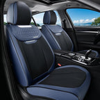 Coverado Front Seat Covers, Breathable Nappa Leather Car Seat Cover, Universal Seat Covers for Cars, Waterproof Car Seat Prot