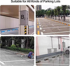 Color Parking Stopper for Garage and Parking Lots, Car Blocker Protect Bumper, Garage Parking Aid, for Various Car Parking, 1 Piece Pack(Gray)