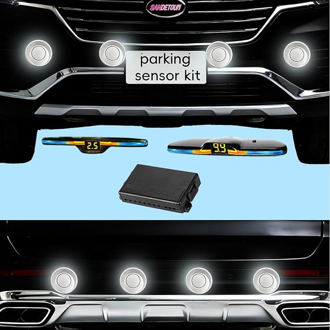 New Features Forward and Reverse Parking sensors, Option to Measure Distance in inches, bidirectional Display Option, and Cus