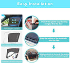 XCBYT Tucson Window Shades for 2015-2020, 4PCS Side Window Sun Shades with Breathable Mesh, Magnetic Car Window Covers for Baby & Privacy, UV Protection & Heat Insulation