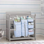 Orzbow 3-in-1 Hanging Diaper Organization Storage for Baby Essentials | Nursery Organizer and Baby Diaper Caddy | Hang on Cri