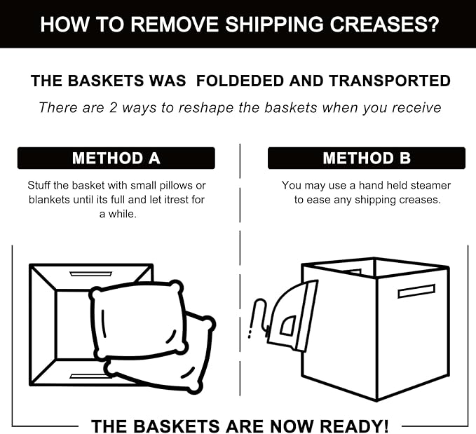 OIAHOMY Storage Cubes 11 Inch Storage Bins-3 Pack, Cotton Rope Woven Baskets for Organizing, Square Baskets for Shelves Organ