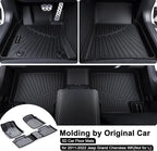 TPE Floor Mats for 2011-2021 & 2022 WK Jeep Grand Cherokee (Not for L) All Weather Car Floor Liners Fit Jeep Grand Cherokee Accessories Black