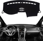 KEYOOG Dashboard Cover Dash Mat Fit for Fo-rd Explorer 2019-2011 (Without HUD Models),Car Dash Board Mat Anti-Glare Carpet,No
