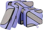 BAGAIL 6 Set Packing Cubes,Travel Luggage Packing Organizers