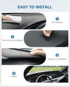 FIILINES Dash Cover for 2019-2022 BMW X5/X7 Dashboard Cover Mat for X5/X7 Accessories Sunshade Nonslip Mesh Protector No Glar