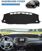 FIILINES Dash Cover for Honda Passport 2019-2025, Dashboard Mat for Passport Accessories Dash Mat Sunshade Nonslip Mesh Prote