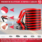 Car Emergency Roadside Tool Kit, Emergency Kits for Vehicles, Road Side Safety Assistance Kit ,With Jumper Cables for Car,Hea