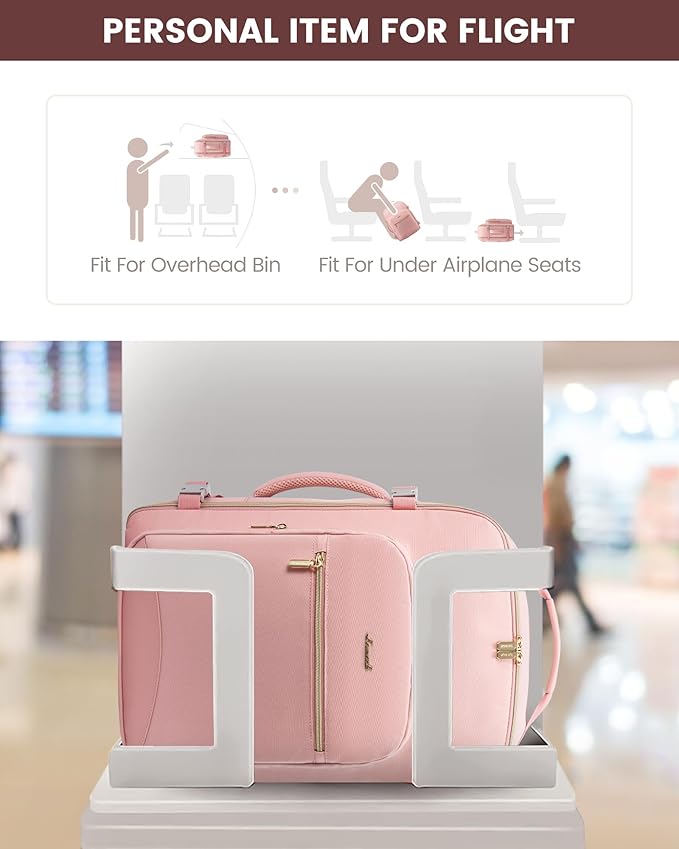 LOVEVOOK Travel Backpack for Women & Men 40L,Airline Approved Carry On Backpack Travel Essentials,TSA Carry on Luggage,Waterp