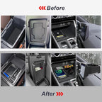 4PCS Center Console Organizer Compatible with 2023 2024 2025 2026 Honda CRV EX-L/Sport-L Hybrid Dashboard Tray and Armrest Storage Box Armrest Hidden Tray Interior Accessories
