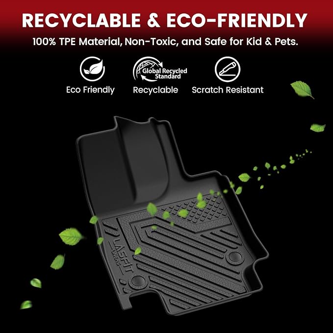 LASFIT Floor Mats for Lexus NX 350/ NX250/ NX 2022-2026 (Not Fit for NX350h/ NX450h+),All Weather Cargo Mats TPE Floor Liners&Backrest Mats for NX 350 Accessories, Trunk&Cargo Liners for NX 250