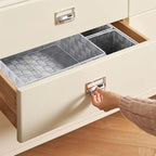 Posprica Small Baskets for Organizing(7 Set) Woven Storage for Shelves, Bathroom, Decorative Closet Organizer, Dresser Bins, 