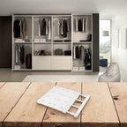 Adjustable Wardrobe Partition Rack – Telescopic Closet Divider Shelf for Organizing Clothes, Shoes & Accessories, Plastic + C