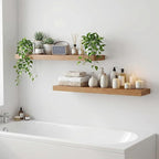 INHABIT UNION 31.5in Floating Shelves for Wall, Wall Mounted Shelves for Decor Storage Set of 2, Floating Shelf for Bedroom, 