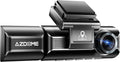 AZDOME M550 3CH Dash Cam 4K - 3.19" Screen IR Night Vision - 24H Parking Mode - 3-Channel Dash Cam - Interior IR Camera - Bui