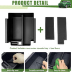 Center Console Organizer for 2010-2024 Toyota 4Runner Insert Armrest Box Storage Tray for 4 Runner Interior Accessories(Center Console Armrest Box/Fit 10-24)