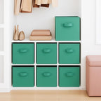 ShellKingdom Storage Bins, Foldable Fabric Storage Cubes And Cloth Storage Organizer Drawer For Closet And Toys, 6 Pack (Fore