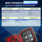 2025 New OBD2 Scanner Diagnostic Tool - Check Engine Light Code Reader with Reset, Battery Voltage Tester, Modes 6 & 8,