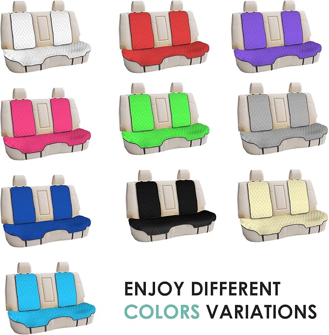 FH Group Car Seat Cover Cushion - Cars Trucks SUV, Neosupreme Car Seat Cushions, Waterproof Car Seat Cover Cushion, Universal
