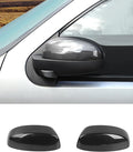 Carbon fiber Side View Mirror Covers Caps Top Half Fit for 2007 2008 2009 2010 2011 2012 2013 2014 Chevrolet Silverado Tahoe Suburban Avalanche, GMC Sierra Yukon Cadillac Escalade