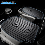Second Row Backrest Mats for 2020-2025 Hyundai Palisade, All Weather TPE Seat Back Covers Kick Mats for Hyundai Palisade Accessories-7 Passenger Only