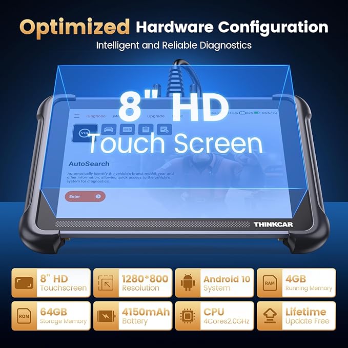 THINKCAR THINKSCAN 689 OBD2 Scanner, Bidirectional Scan Tool with Lifetime Free Update, 34+ Reset, 3000+ Active Test, ECU