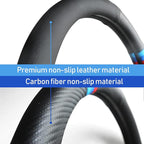 Carbon Fiber Pattern Steering Wheel Cover Sports Steering Wheel High-Grade Leather Set for X1 X3 X5 M