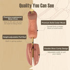Cedar Boot Trees for Men&Women-Boot Shaper, Natural Aromatic Cedar Wood, Durable Metal Components-Extend Boot Lifespan