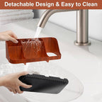 GFWARE Bathroom Decor and Accessories - Detachable 7 Slots Kids Electric Toothbrush and Toothpaste Holde for Bathroom Tray Co