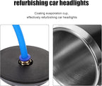 Car Headlight Restoration Kit with Atomizing Spray Cup and Leak-Proof Nozzle, Auto Headlamp Repair Tool Compatible with US Standard Plug for Headlight Renovation and Random Color