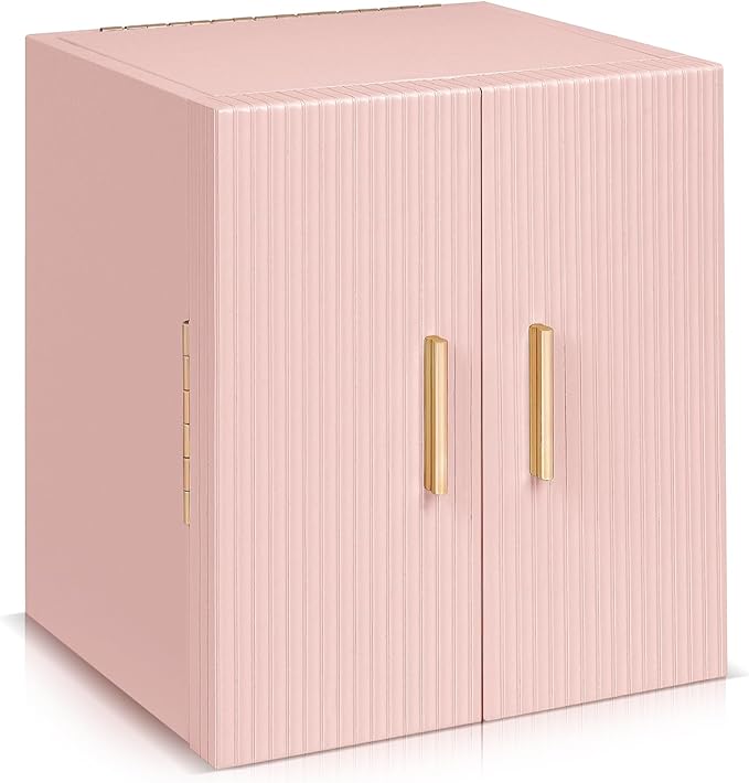 Dajasan Large Jewelry Box Organizer, Jewelry Storage with 3 Drawers, Huge Jewelry Box with Mirror, Gift Idea for Women, Girls