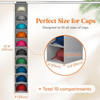 Lifewit Hat Organizer for Baseball Caps, Hat Rack Hanging Storage, Non-Woven Fabric Display Shelf Holds Up to 40 Hats, Cap Ho