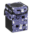 Gothic Car Trash Can with Lid Collapsible Reusable Waterproof Car Garage Bag,Automotive Garbage Can,Car Accessories Interior Car Organizer