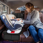 Meolsaek Kick Mats Back Seat Protector, Waterproof Oxford Seat Back Protector, Car Seat Back Protector for Kids, Back of Seat Protector for Kids Feet Car Seat (Black D -2 Set)