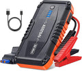 AstroAI S8 Mini Car Battery Jump Starter, 12V Portable Car Starter for Up to 6.0L Gas/3.0L Diesel Engine, Auto Battery Booster Pack, Lithium Jump Box with Jumper Cables & LED Light (Orange)
