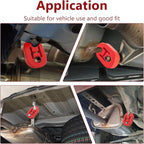 Exhaust Rubber Hanger, rubber muffler hangers. Rubber Insulator Bushing Mount, rubber exhaust mounts with 2 Holes 0.47 Inch, 
