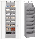 STORAGE MANIAC Over the Door Shoe Organizer Heavy-Duty Large Deep Pocket Hanging Shoe Organizer Shoe Rack Door Closet Shoe Or