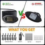 Honalia White LED Rock Lights Kits 6 Pods, 6000K Pure White Rock Lights with Switch