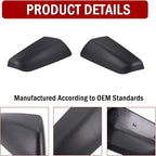 Right Passenger Side Exterior Mirror Cap Cover Rearview Mirror Cover Trim Fit for 2018 2019 2020 2021 2022 2023 Chevrolet Equinox & GMC Terrain Replace 23406416 (Textured Black)