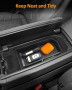 for BMW i5 Center Console Organizer for 5 Series i5 G60 G61 2024 2025 2026 Armrest Storage Box Tray for BMW 5 Series 530i, 530i xDrive 540i xDrive Accessories i5 G60 G61 Center Console Organizer