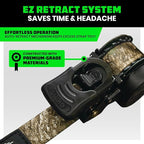 Rhino USA x Realtree Retractable Ratchet Straps (2PK) 2"x 9' (1,209lb Break Strength)- Heavy Duty Auto Self Retracting Tie Down Straps for Truck, Cargo Trailer, Motorcycle, ATV, UTV- Realtree APX Camo